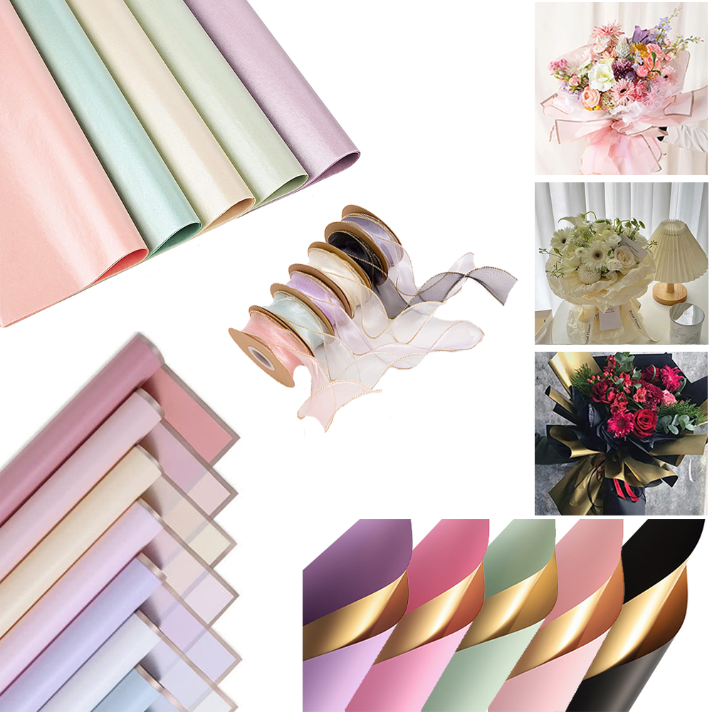 Colors Bouquet Gold Edge Doubl - đánh giá và giá Florist Supply House